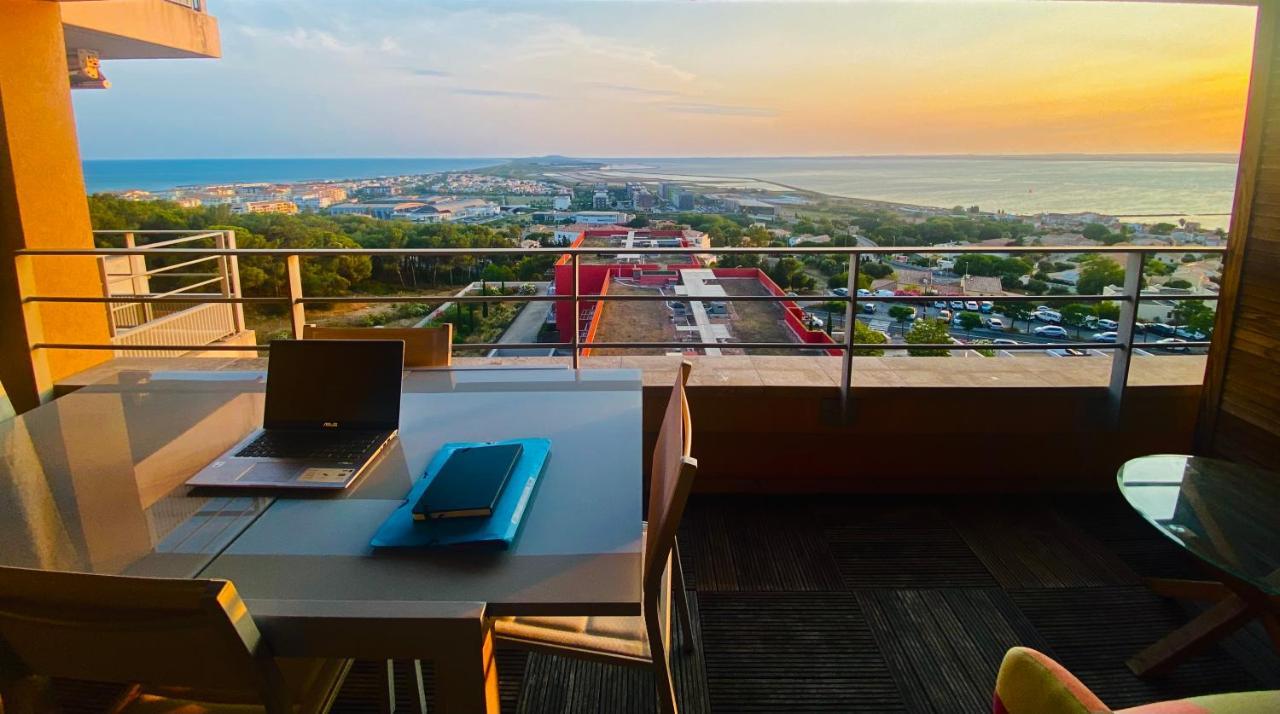Appartement Luxueux T3 Piscine Et Vue Somptueuse à Sète Extérieur photo